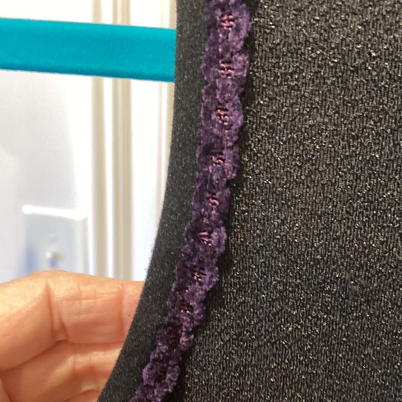 Custo Barcelona sequin print knit dress.  Black back. Size 6 - Picture 5 of 6